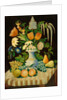 Flowers and fruit, c.1870 by American School
