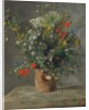 Flowers in a Vase, c.1866 by Pierre Auguste Renoir