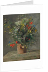 Flowers in a Vase, c.1866 by Pierre Auguste Renoir
