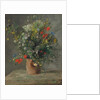 Flowers in a Vase, c.1866 by Pierre Auguste Renoir