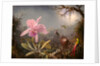 Cattleya Orchid and Three Hummingbirds, 1871 by Martin Johnson Heade