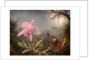Cattleya Orchid and Three Hummingbirds, 1871 by Martin Johnson Heade