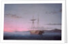 Lumber Schooners at Evening on Penobscot Bay, 1863 by Fitz Henry Lane