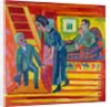 The Visit - Couple and Newcomer, 1922 by Ernst Ludwig Kirchner