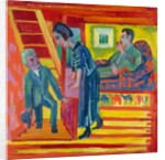 The Visit - Couple and Newcomer, 1922 by Ernst Ludwig Kirchner