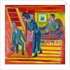 The Visit - Couple and Newcomer, 1922 by Ernst Ludwig Kirchner