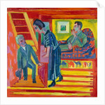 The Visit - Couple and Newcomer, 1922 by Ernst Ludwig Kirchner