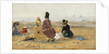 On the Beach, Trouville, 1887 by Eugene Louis Boudin