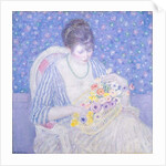 The Basket of Flowers, c.1913-17 by Frederick Carl Frieseke