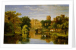 Warwick Castle, England, 1857 by Jasper Francis Cropsey