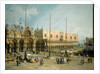 The Square of Saint Mark's, Venice, 1742-44 by (1697-1768) Canaletto