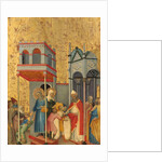 Joachim and Anna giving food to the Poor and offerings to the Temple, c.1400-5 by Andrea di Bartolo