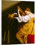 The Lute Player, c.1612-20 by Orazio Gentileschi
