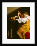 The Lute Player, c.1612-20 by Orazio Gentileschi