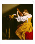 The Lute Player, c.1612-20 by Orazio Gentileschi