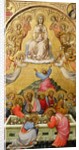 The Assumption of the Virgin with Busts of the Archangel Gabriel and the Virgin of the Annunciation, c.1400-5 by Paolo di Giovanni Fei