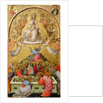 The Assumption of the Virgin with Busts of the Archangel Gabriel and the Virgin of the Annunciation, c.1400-5 by Paolo di Giovanni Fei