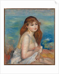 The Blonde Bather, c.1883 by Pierre Auguste Renoir