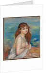 The Blonde Bather, c.1883 by Pierre Auguste Renoir