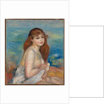 The Blonde Bather, c.1883 by Pierre Auguste Renoir