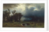 Buffalo Trail: The Impending Storm, 1869 by Albert Bierstadt