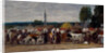 Fair in Brittany, 1874 by Eugene Louis Boudin