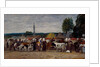 Fair in Brittany, 1874 by Eugene Louis Boudin