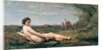 Repose, 1860 by Jean Baptiste Camille Corot