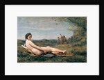 Repose, 1860 by Jean Baptiste Camille Corot