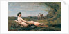 Repose, 1860 by Jean Baptiste Camille Corot