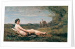 Repose, 1860 by Jean Baptiste Camille Corot