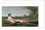 Repose, 1860 by Jean Baptiste Camille Corot