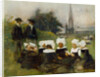 Study for Breton Women at a Pardon, c.1887 by Pascal Adolphe Jean Dagnan-Bouveret