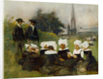 Study for Breton Women at a Pardon, c.1887 by Pascal Adolphe Jean Dagnan-Bouveret