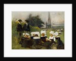 Study for Breton Women at a Pardon, c.1887 by Pascal Adolphe Jean Dagnan-Bouveret