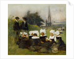 Study for Breton Women at a Pardon, c.1887 by Pascal Adolphe Jean Dagnan-Bouveret