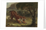 Tiger and Snake, 1862 by Ferdinand Victor Eugene Delacroix