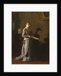Singing a Pathetic Song, 1881 by Thomas Cowperthwait Eakins
