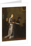 Singing a Pathetic Song, 1881 by Thomas Cowperthwait Eakins
