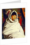 Indian Girl in a White Blanket, 1917 by Robert Cozad Henri