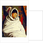 Indian Girl in a White Blanket, 1917 by Robert Cozad Henri