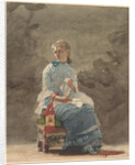Woman Sewing, 1878-9 by Winslow Homer