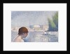Bathers at Asnières, 1884 by Georges Pierre Seurat