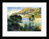 View From Cap Martin of Monte Carlo, c.1884 by Pierre Auguste Renoir