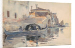 Canal Scene, Ponte Panada, Fondamenta Nuove, Venice, c.1880-82 by John Singer Sargent