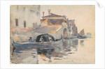 Canal Scene, Ponte Panada, Fondamenta Nuove, Venice, c.1880-82 by John Singer Sargent