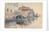 Canal Scene, Ponte Panada, Fondamenta Nuove, Venice, c.1880-82 by John Singer Sargent