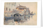Canal Scene, Ponte Panada, Fondamenta Nuove, Venice, c.1880-82 by John Singer Sargent