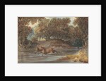 Landscape with Deer, North Carolina, c.1820 by Joshua Shaw