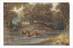 Landscape with Deer, North Carolina, c.1820 by Joshua Shaw